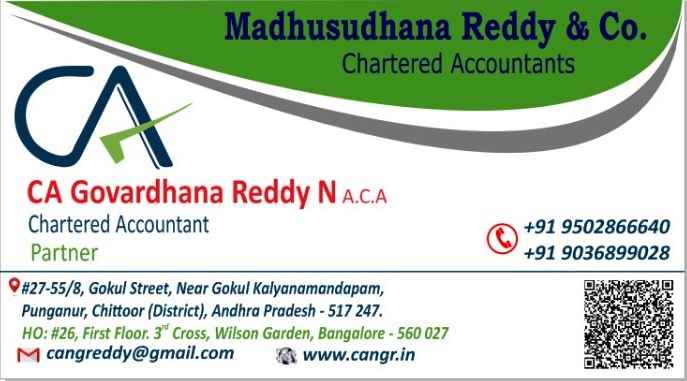 Ca Govardhana Reddy Nuthanakalva - Cover photo