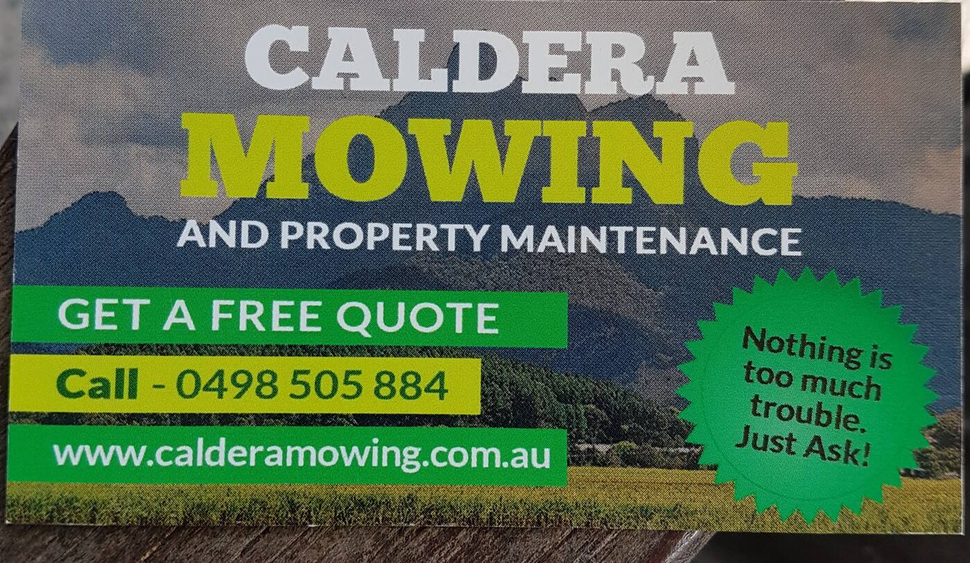 Caldera Mowing - Cover photo