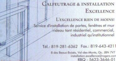 Calfeutrage &a; Installation Excellence - Logo