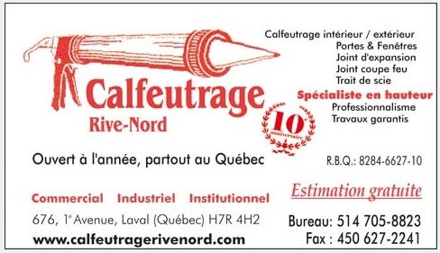 Calfeutrage Rive-Nord - Logo
