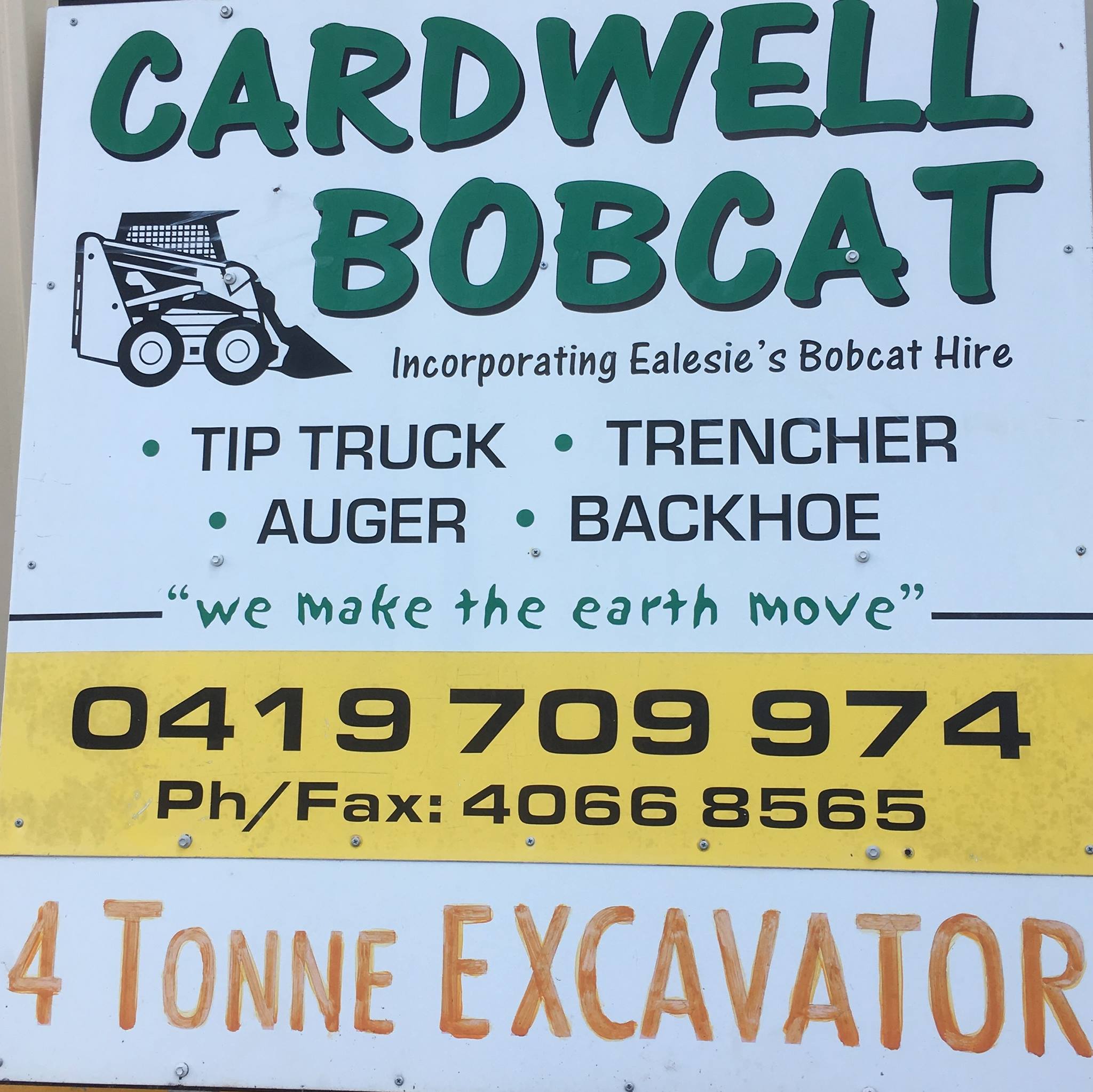 Cardwell Bobcat & Excavator - Logo