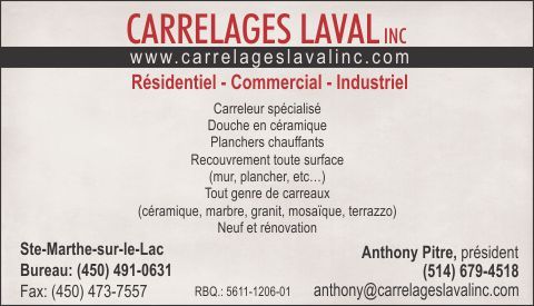 Carrelages Laval inc. - Logo