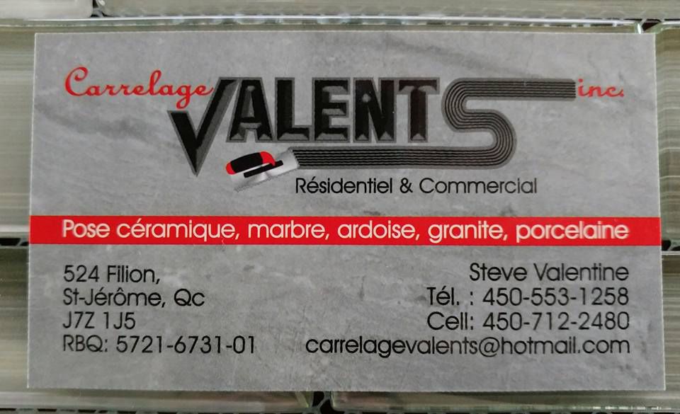 Carrelage ValentS inc. - Cover photo