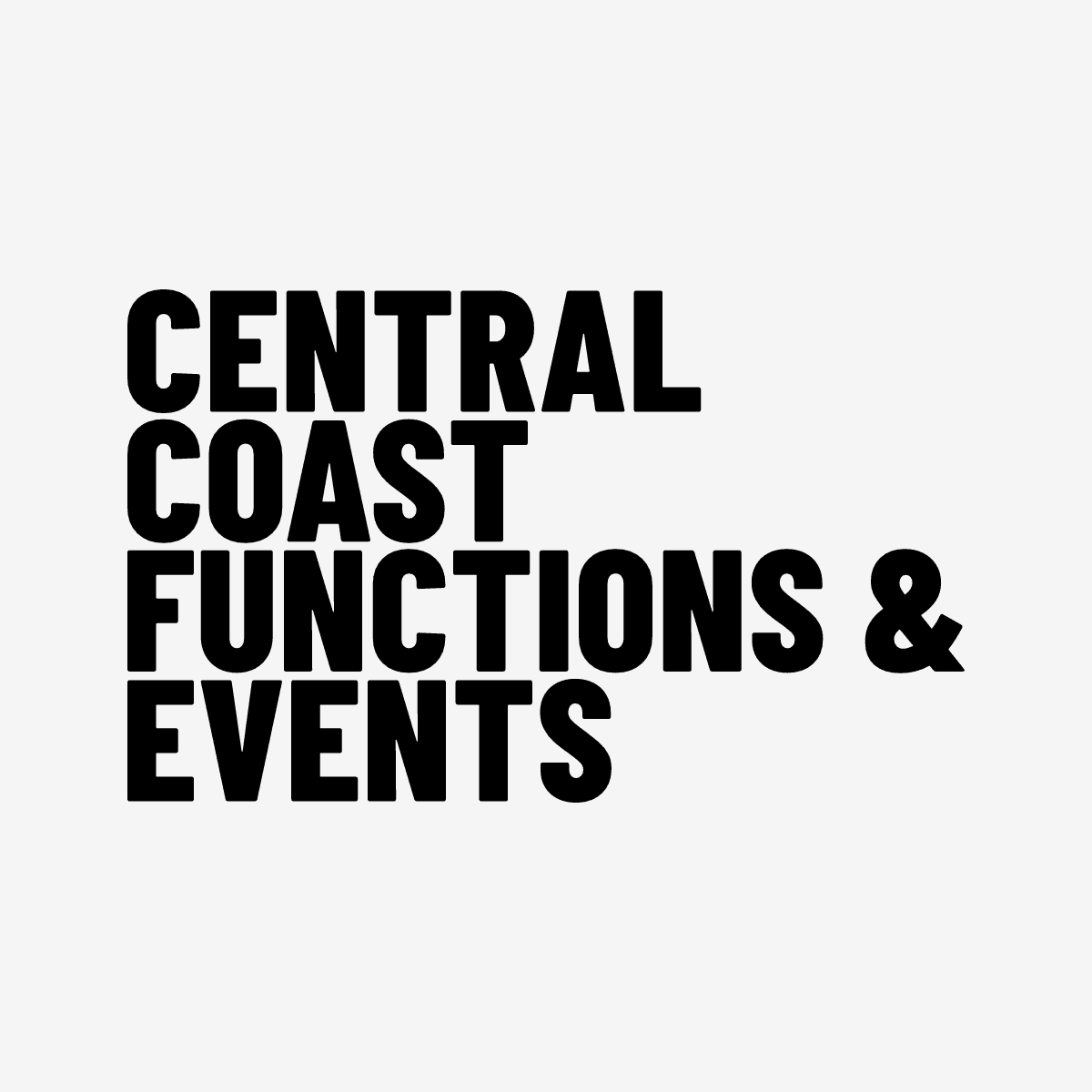 Central Coast Functions & Events - Logo