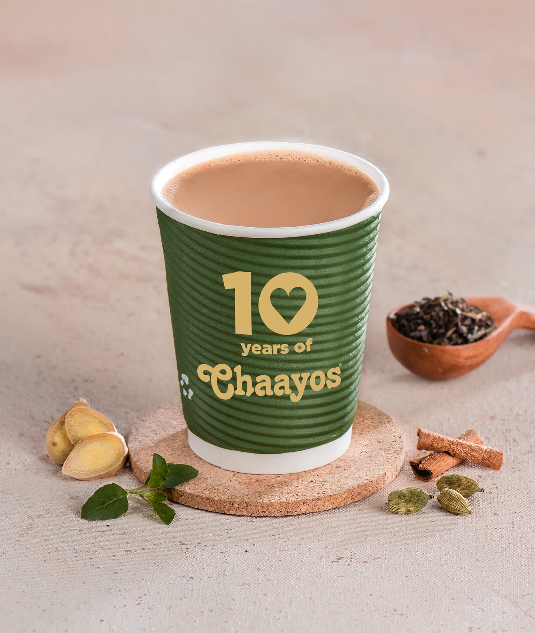 Chaayos Chai+Snacks=Relax - Logo