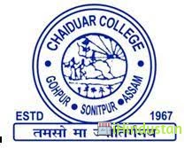 Chaiduar College,Gohpur - Logo