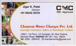 Charotar Money Changer Pvt Ltd 280657 - Logo