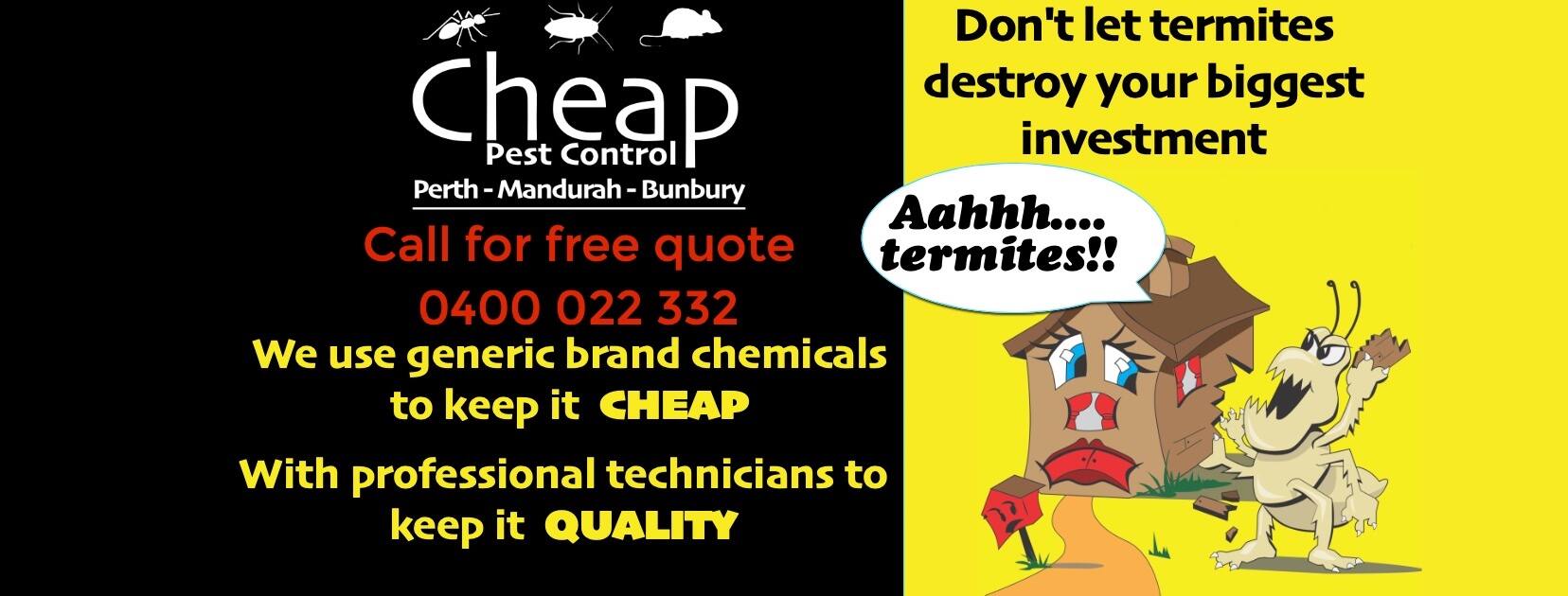 Cheap Pest Control Perth - Cover photo