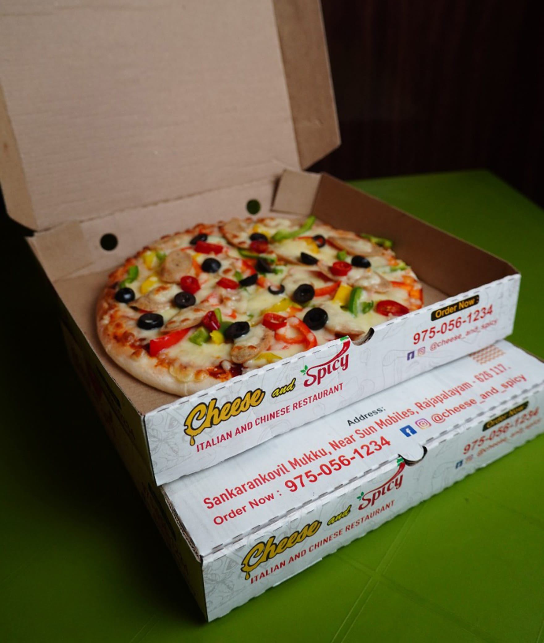 Cheese And Spicy - Logo