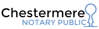 Chestermere Notary Public - Logo