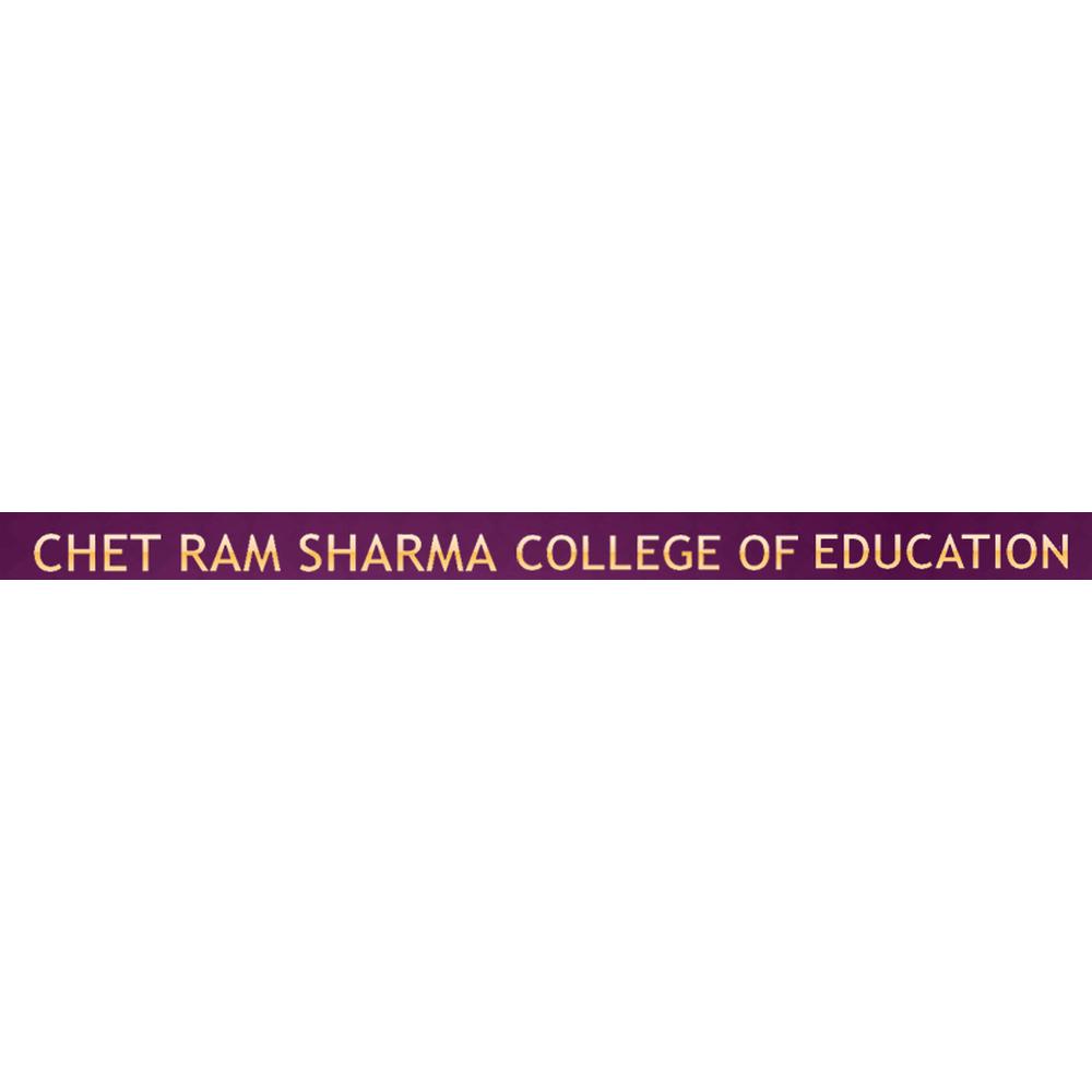Chet Ram Sharma College of Education (CRSCE) - Logo