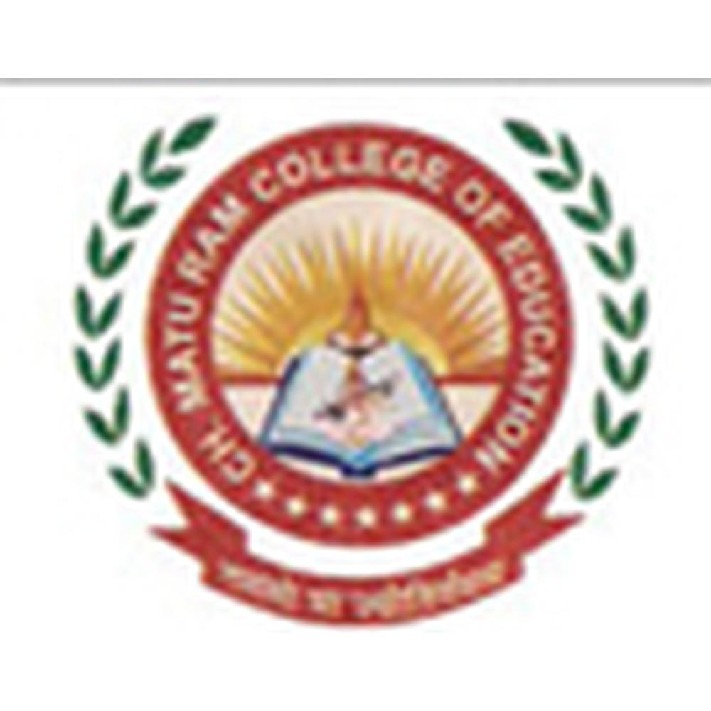 CH. Matu Ram College of Education Kurukshetra (CMRCE) - Logo