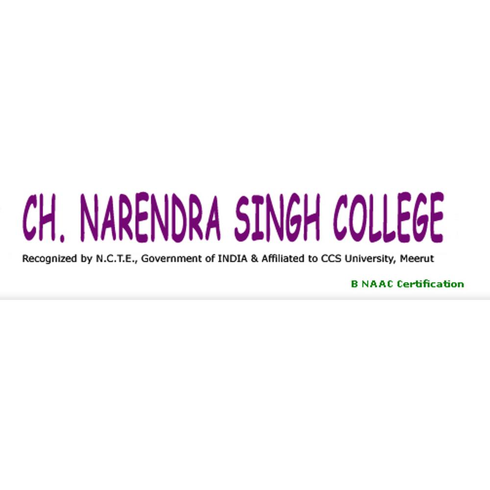 Ch. Narendra Singh College (CNSC) - Logo