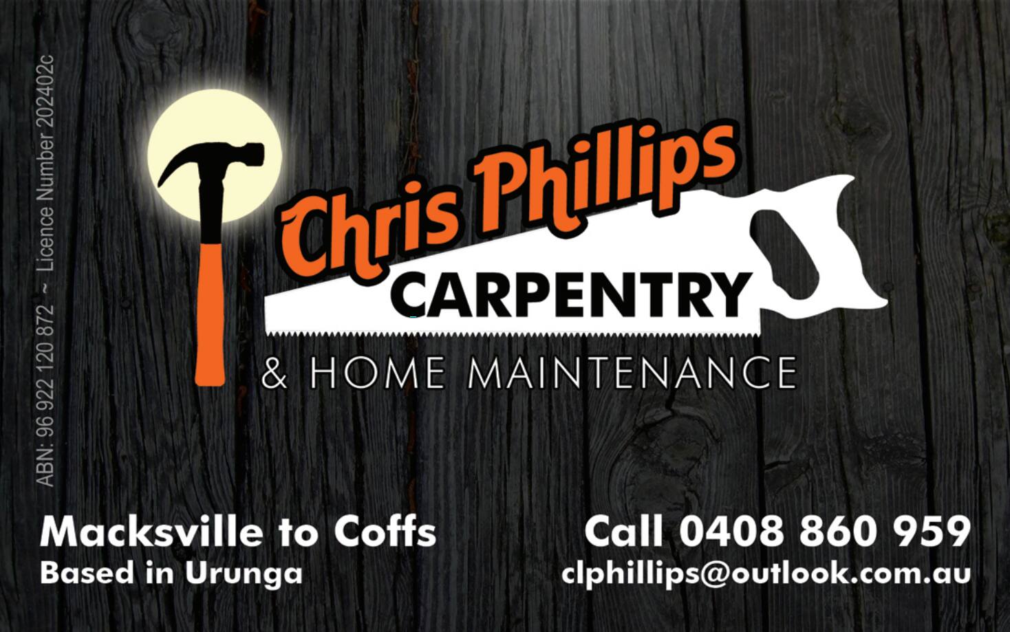 Chris Phillips Carpenter - Cover photo