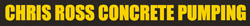 Chris Ross Concrete Pumping - Logo