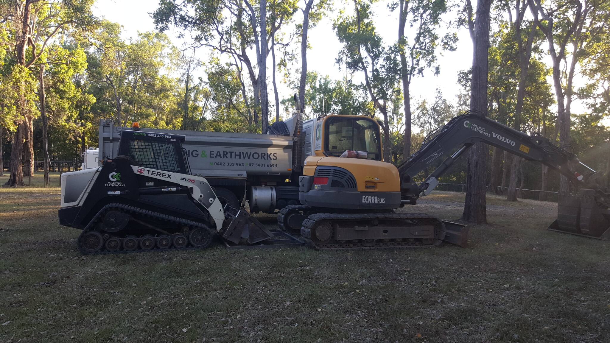 CK's Milling & Earthworks - Logo