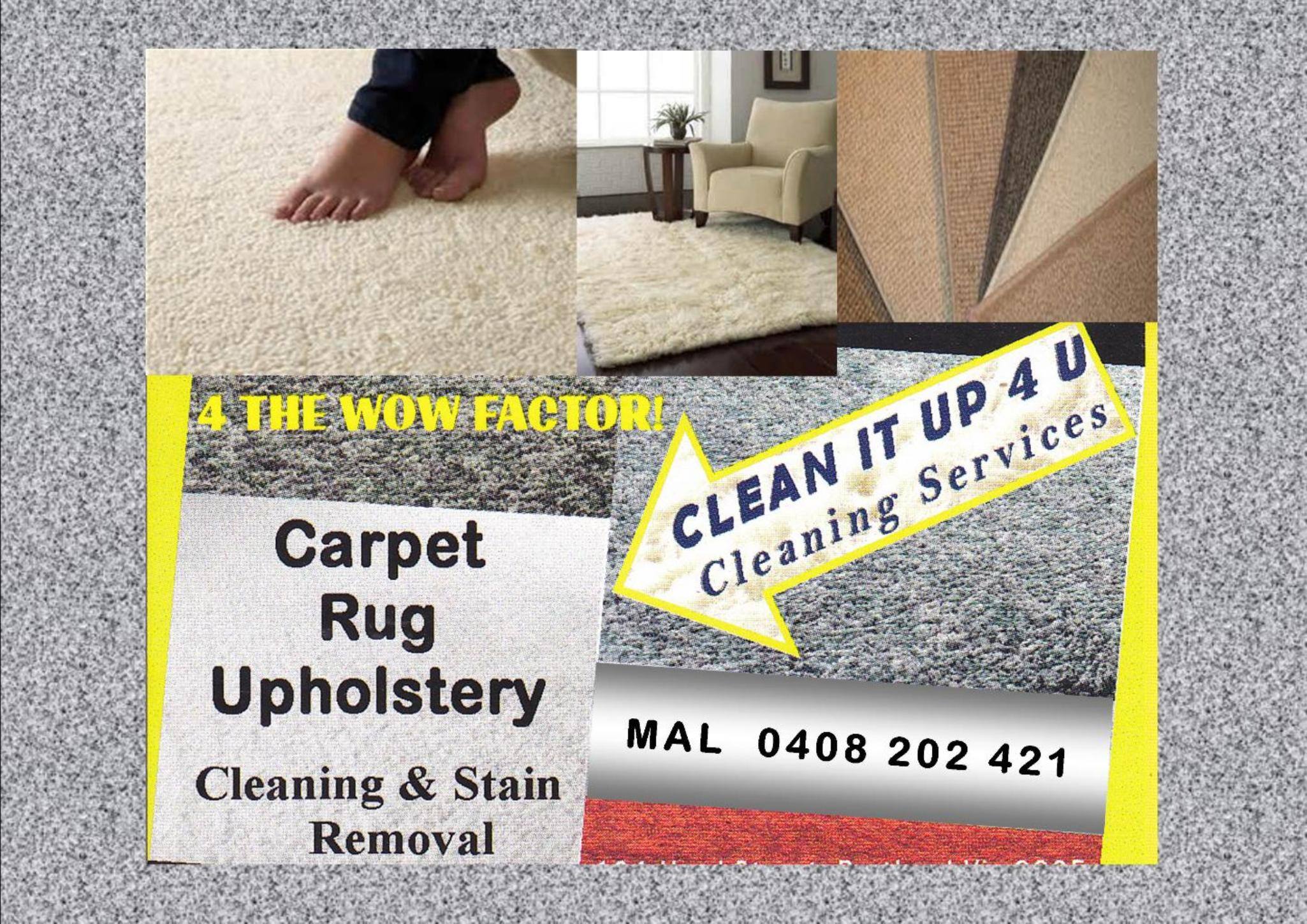 Clean It Up 4 U Carpet Cleaning - Logo