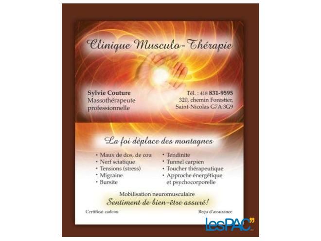Clinique Musculo Thérapie - Massothérapie - Logo