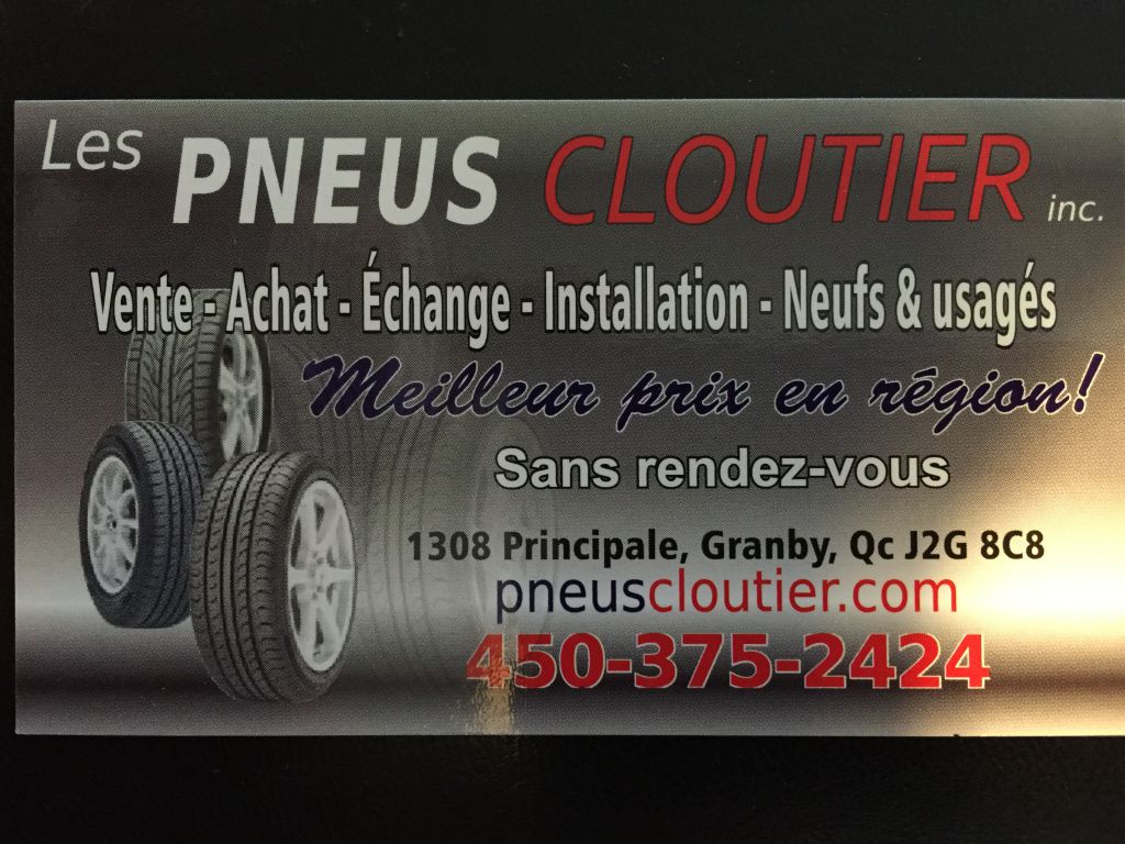 Cloutier Pneus - Logo