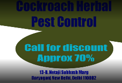 Cockroach Herbal Pest Control - Logo