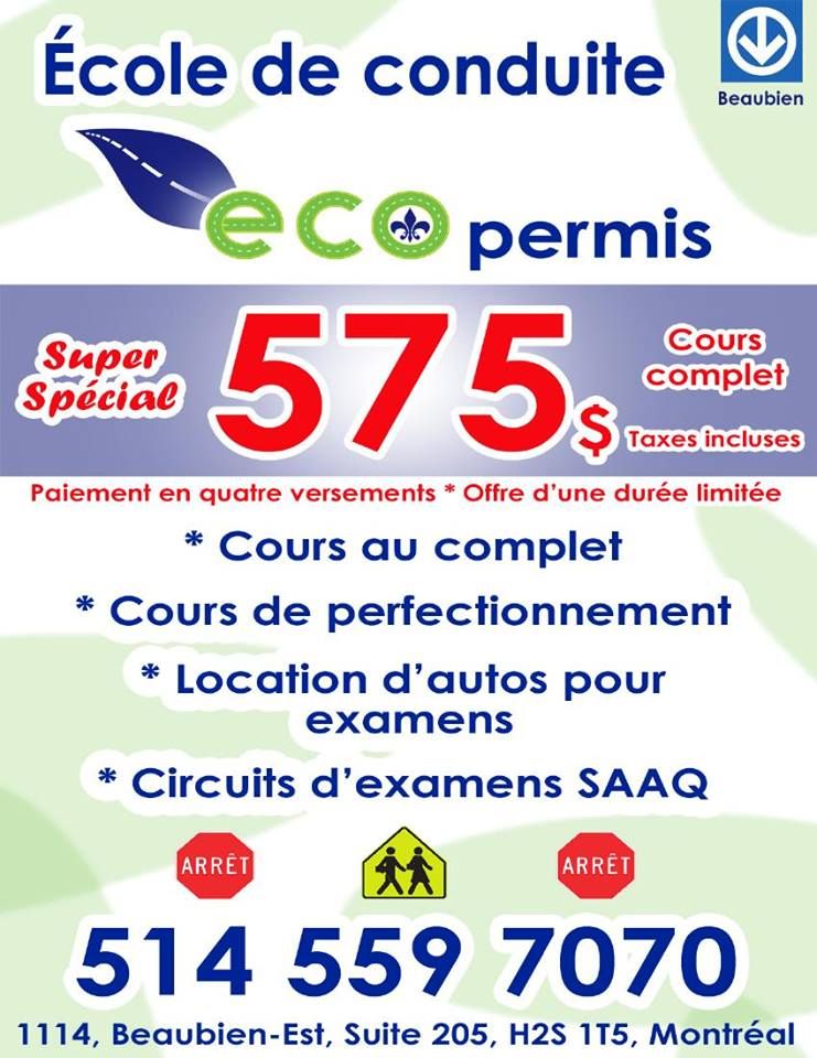 École de conduite Eco Permis Inc. - Cover photo