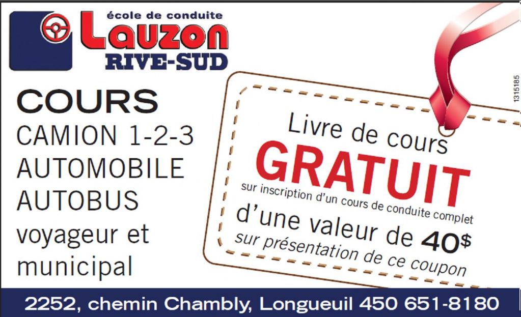 École de Conduite Lauzon Rive-Sud - Logo