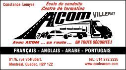 École De Conduite Acom-Villeray - Logo