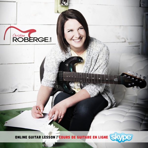 École de Guitare Spécialisée Christine Roberge - Logo