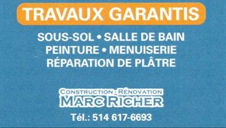 Construction - Rénovation Marc Richer - Logo