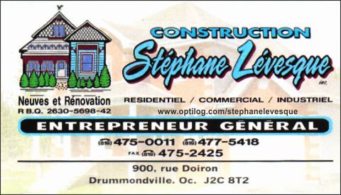 Construction Stéphane Lévesque - Logo