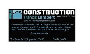 Construction Francis Lambert Inc - Logo