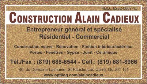 Construction Alain Cadieux - Logo