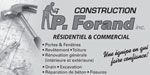 Construction P. Forand Inc - Logo