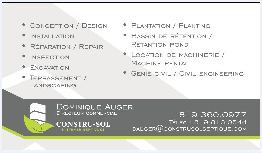 Constru-Sol Septique - Cover photo