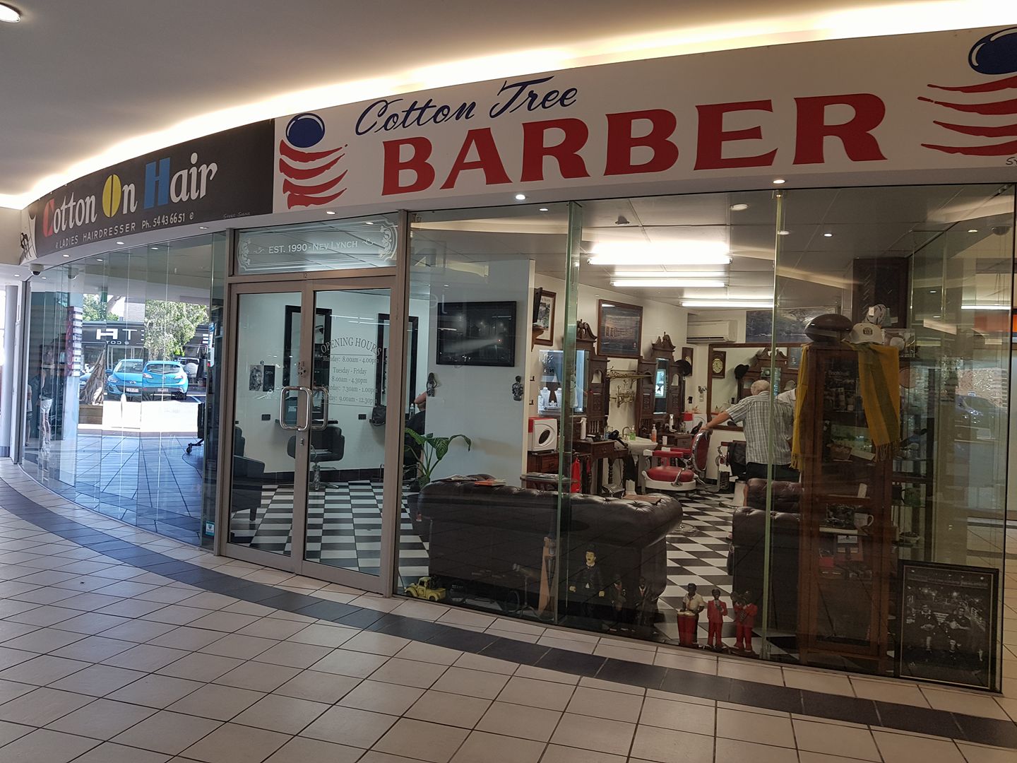 Cotton on Hair and Barber - Logo