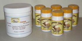Country Gold Elk Velvet Antler - Logo