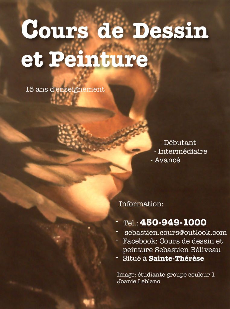Cours de dessin et peinture - Logo