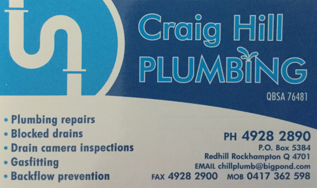 Craig Hill Plumbing (QLD) Pty Ltd - Logo