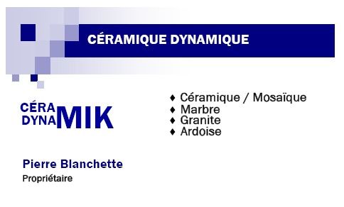 Céramique Dynamique Enr - Logo