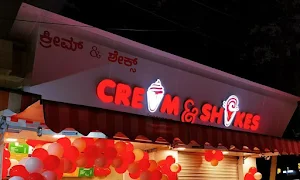 Cream And Shakes - Logo