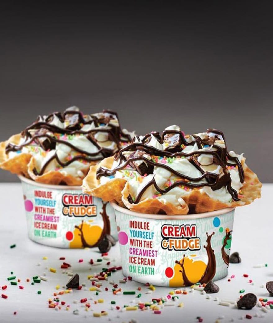 Cream & Fudge - Logo
