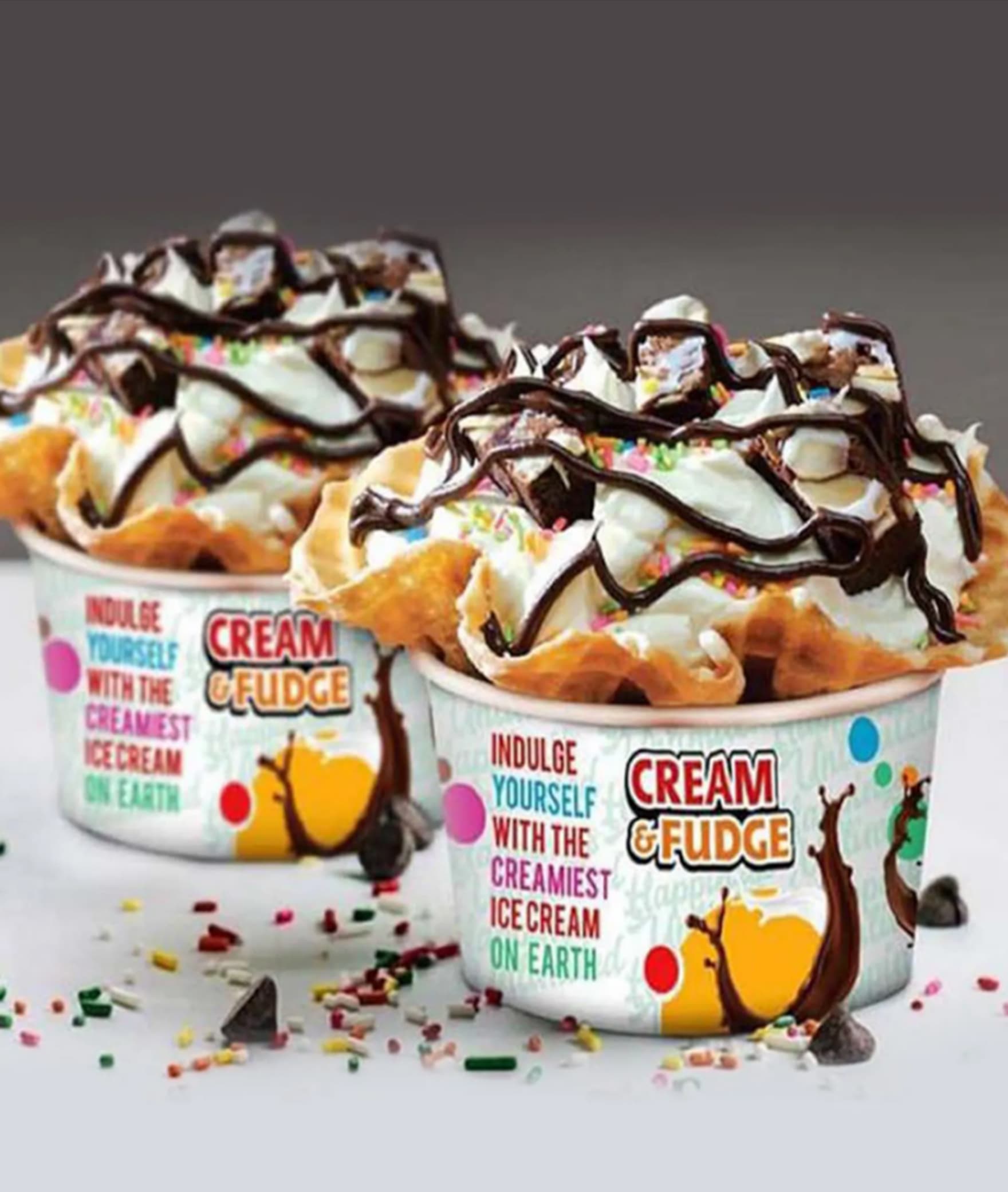 Cream & Fudge - Logo