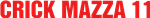 Crickmazza11 - Logo