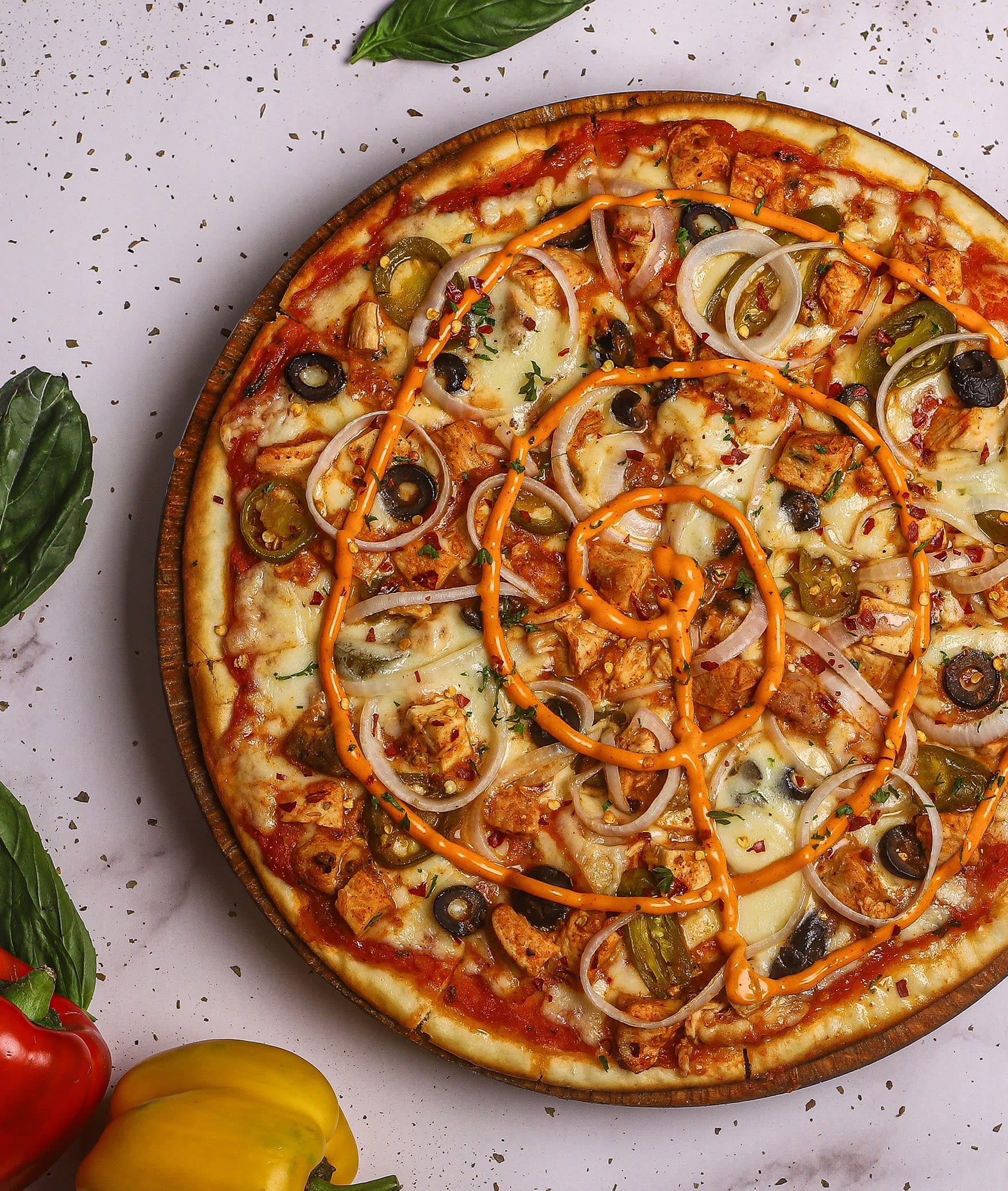 Crust & Cheese Pizza - Logo