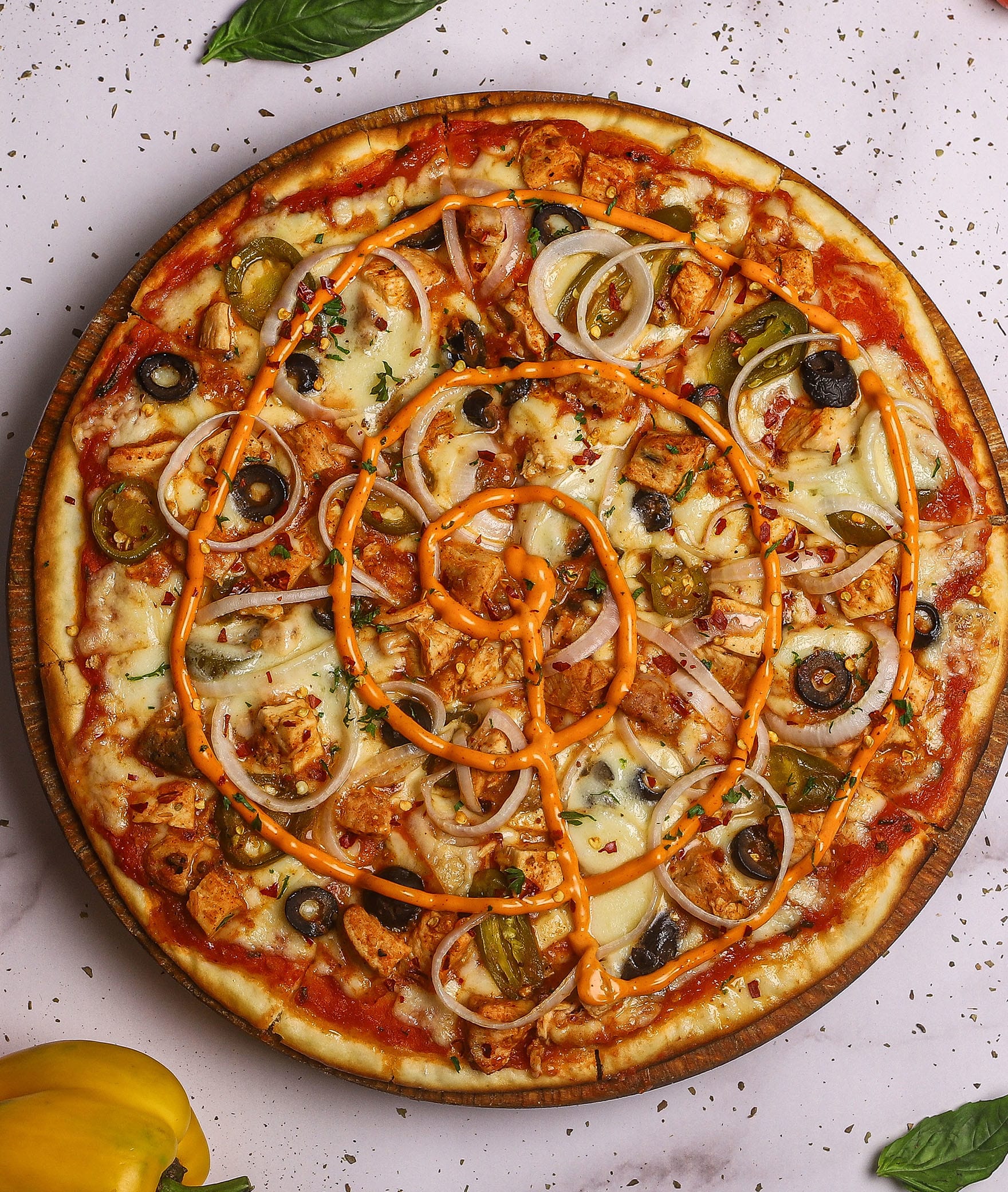Crust & Cheese Pizza - Logo