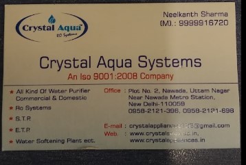 Crystal Aqua Systems - Cover photo