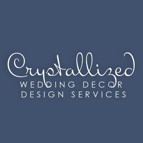 Crystallized Wedding Decor Design Services - Logo