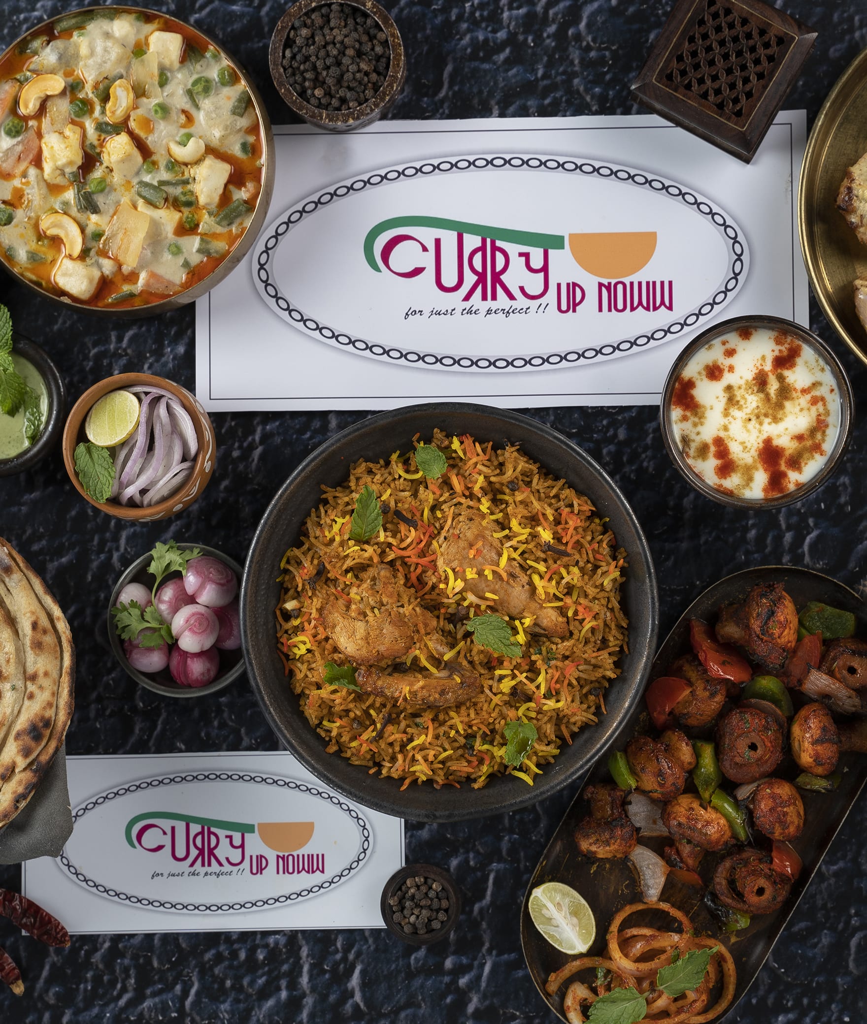 Curry Up Noww - Logo