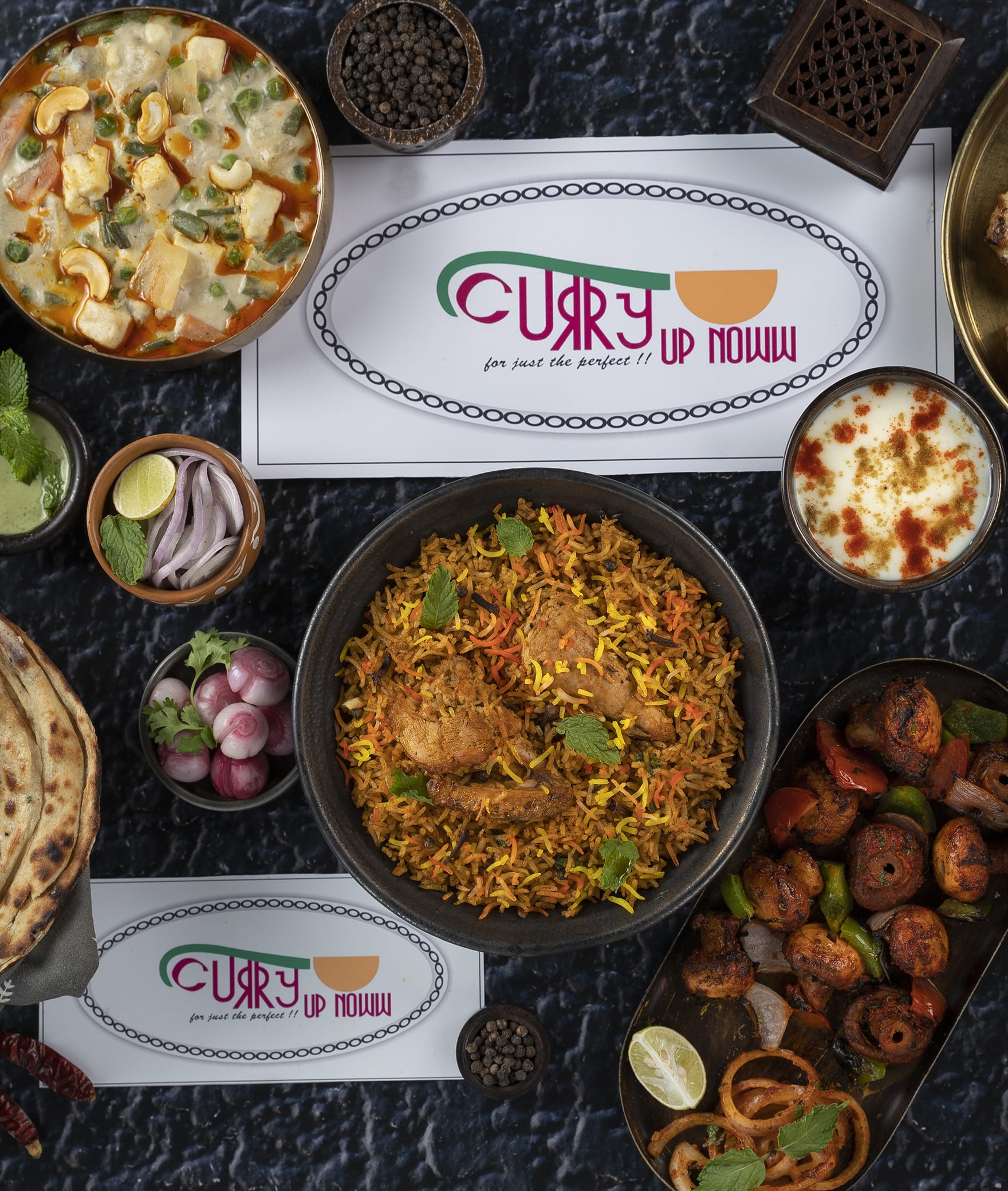 Curry Up Noww - Logo