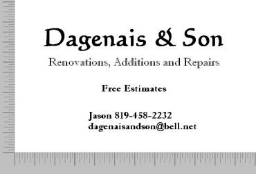 Dagenais &a; Son - Logo